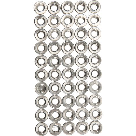 50 Stück zylindrische Kupplungsmuttern aus Edelstahl M5 0,8 10 L6 mm Innengewinde-Anschlussmuttern-Set für Wartungszwecke (1/5)