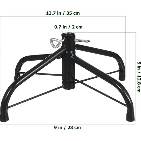 Supporto per albero di Natale artificiale in ferro con base in metallo, 35 cm - ALTRO (1/4)