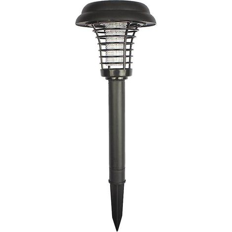Lampe anti-insectes solaire pour mise à la terre extérieure (1/2)