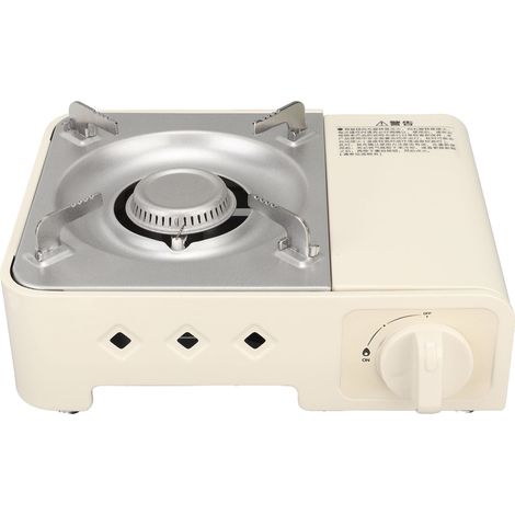 Réchaud à gaz portable 2,1 kW à butane avec étui de transport, idéal pour la randonnée, les barbecues et les pique-niques. (1/5)