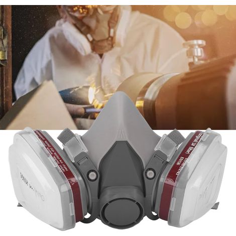 Ensemble de 7 masques anti-poussière et anti-gaz 6200 pour la peinture, la décoration et le ponçage - Masque anti-poussière et anti-gaz (1/5)