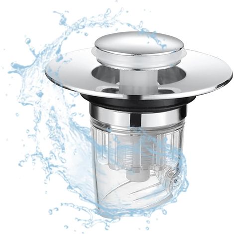 Butoir d'évier de Rechange pour Salle de Bain et Cuisine, résistant aux Insectes, aux odeurs et à la Corrosion, Trous de vidange 32-42mm (1/4)