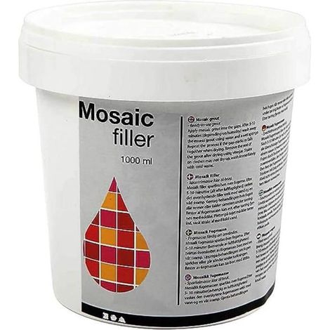 Seau a joint pour carrelage Creativ company - 28455 - Mastic de carreaux de mosaique (1/2)
