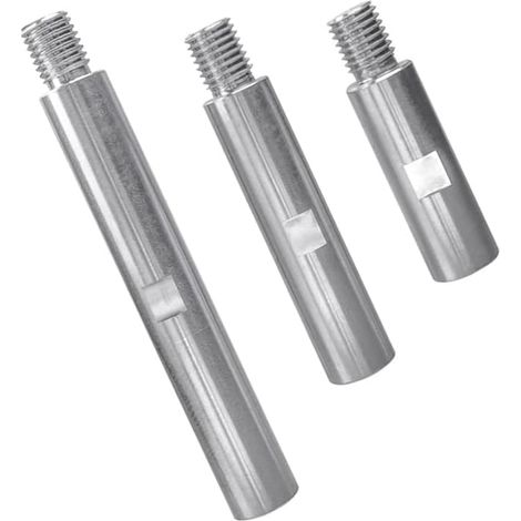 Lot de 3 rallonges pour meuleuse d'angle en acier inoxydable M14 : rallonges de 75 mm, 100 mm et 140 mm, adaptateur fileté M14 pour le polissage et le meulage. (1/5)