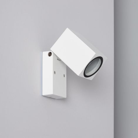 Applique da Parete per Esterni Alluminio Quadrato Onuba Bianco