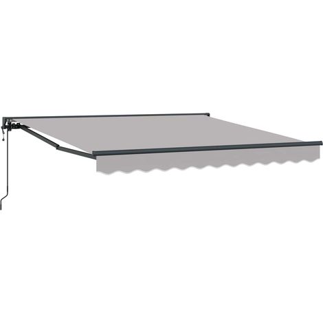 Maison Exclusive - Struttura della tenda Grigio chiaro 300 x 250 cm