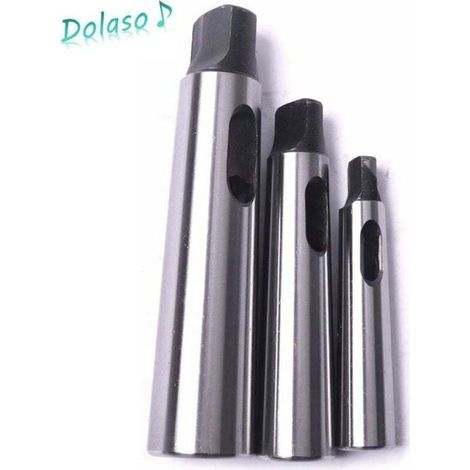 Lot de 3 Adaptateurs de Réduction Cône Morse MT1 MT2 MT3 MT4 pour Tour et Fraisage (1/4)