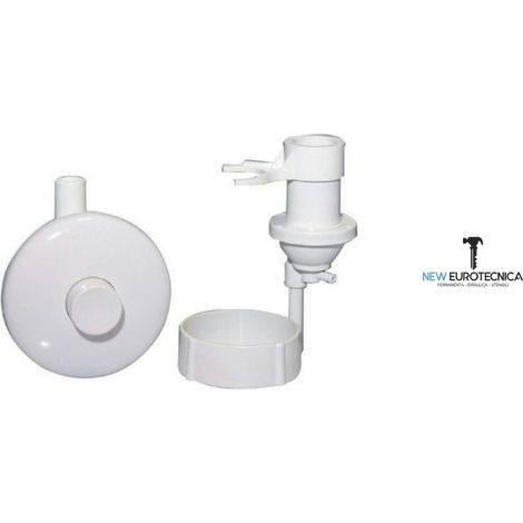 Comando manuale pneumatico a parete ad incasso bianco