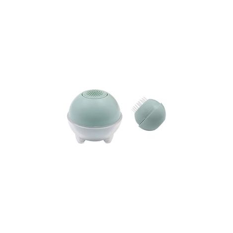Brosse sphérique auto-nettoyante pour chat et chien, massage doux sans agresser la peau, 8×8 cm, vert –
