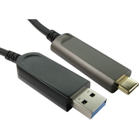 Câble USB RS PRO USB A vers USB C, 10m, Noir ( Prix pour 1 )