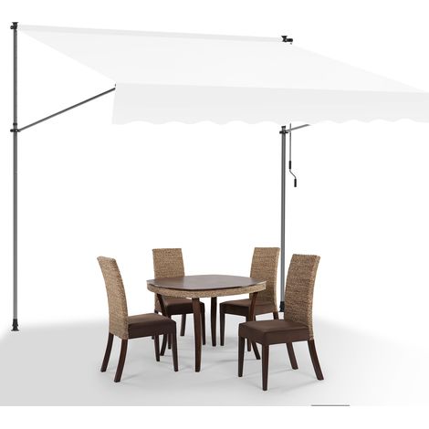 SWANEW La maniglia della tenda del balcone è resistente ai raggi UV e cremosa 2.5m (1/5)