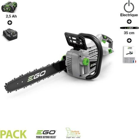 Ego Power+ – Tronçonneuse électrique 35 cm – Moteur Brushless 56V – Autonomie 150 coupes – Lubrification automatique – Frein de chaîne (1/5)