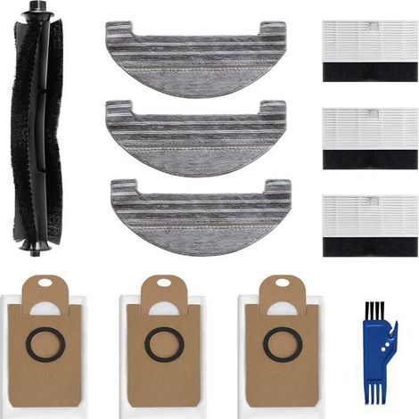 Brosse à rouleau principale HEPA pour aspirateur Ultenic T10 - Sac à poussière - Accessoires de rechange (1/5)