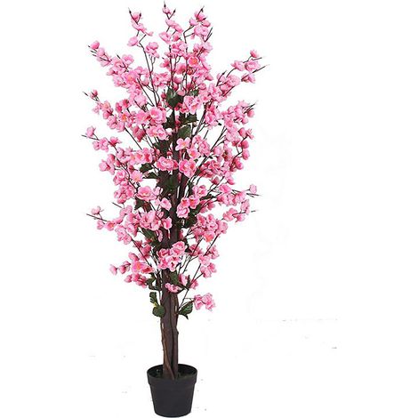 120cm Artificial Pink Blossom Tree
