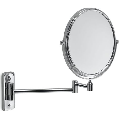 Miroir Grossissant Mural 3X Chromé  Gaia