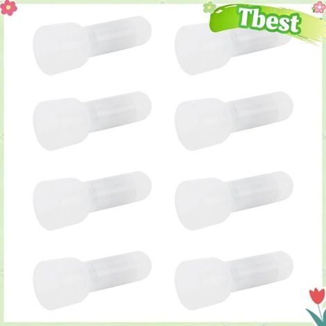 Tbest Capuchon d'extrémité fermé 1000pcs Kit Borne à Extrémité Fermée Capuchon de Sertissage en Nylon Transparent moto cosses (1/5)