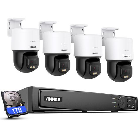 ANNKE 3K Outdoor Security PoE Camera System with Two-way Audio Acme Color Night Vision (1/5)