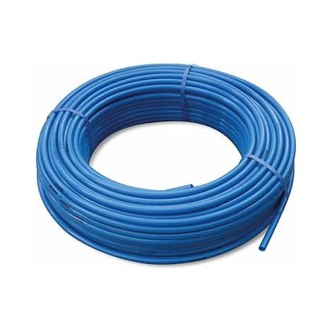 Tube PER Nu pour Eau Froide, diamètre 16mm, Longueur 5m, Bleu (1/5)