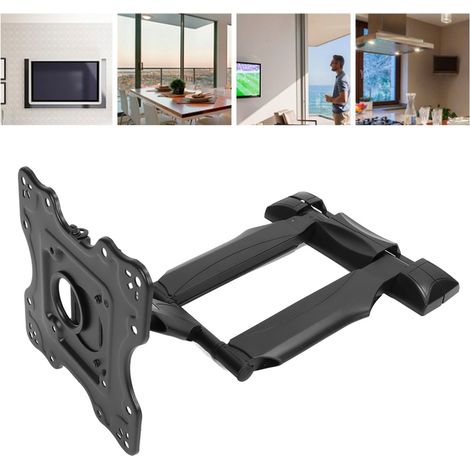 Robuste TV-Wandhalterung Full-Motion mit 31,8 kg, neigbar und schwenkbar, für Fernseher 32-60 Zoll (1/5)