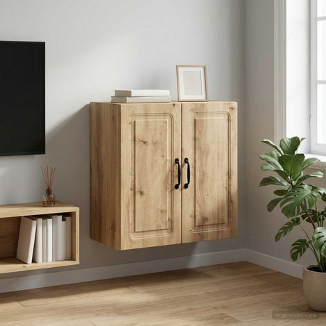 vidaXL Armoire Murale 59 x 31 x 60 cm Bois d'ingénierie (1/5)
