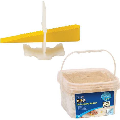 Vitrex LASH150 Lash Clips & Wedges (Tub 150) VITLASH150