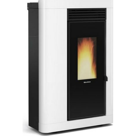 STUFA PELLET KW 9,0 ANNABELLA AD EVO CANAL. BIANCA (1/4)
