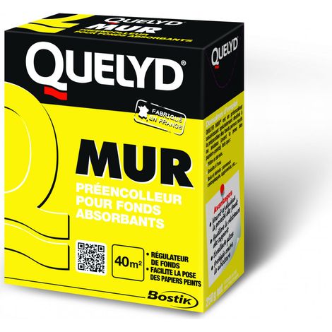 Préencolleur pour murs 250g – Assainissant pour fonds poreux – Renforce l'adhérence des colles – Pose facilitée – Quelyd (1/4)
