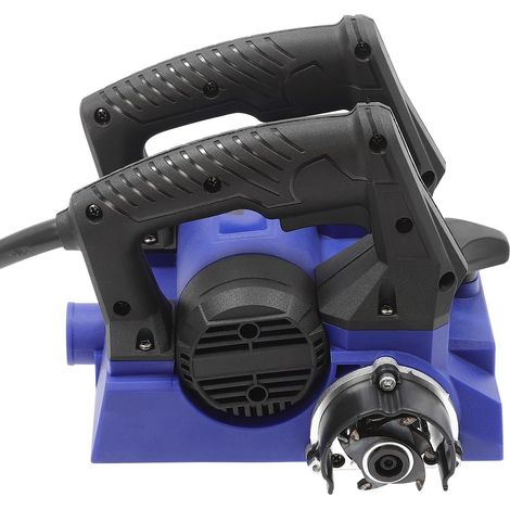 Cepilladora de pared eléctrica, fresadora de hormigón, Cepilladora de mano de 1300 W, Cepilladora de rodillos portátil con profundidad de corte ajustable de 1 a 4 mm, Pala de hormigón para renovación (1/5)