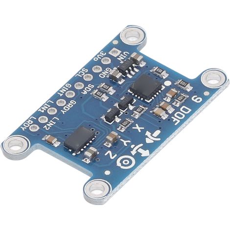 Capteur Gyroscope 9 Axes avec Boussole Intégrée et Mesure de Champ Magnétique - Module 3-5V (1/5)