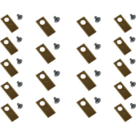 18 X 3,9 CM lame en titane pour robots tondeuse Honda Miimo HRM 300 310 500 520 3000