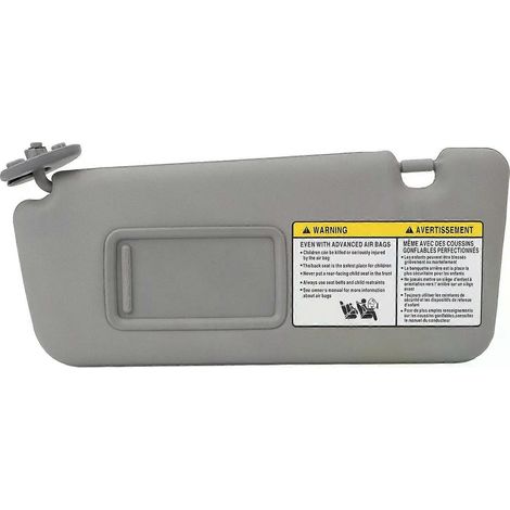 Pare-soleil gris anti-éblouissement 7432042420B0, résistant aux rayures et aux craquelures, côté conducteur gauche, avec miroir de maquillage pour RAV4 2004 à 2005JXLGV (1/5)