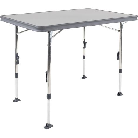 Tavolo Rettangolare Grigio Al-246 in Alluminio 101 x 65 cm - Crespo