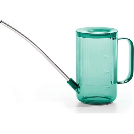 Arrosoir pour plantes d'intérieur avec long bec, petit arrosoir pour plantes d'intérieur, fleurs et plantes grasses 1 litre (vert) (1/5)