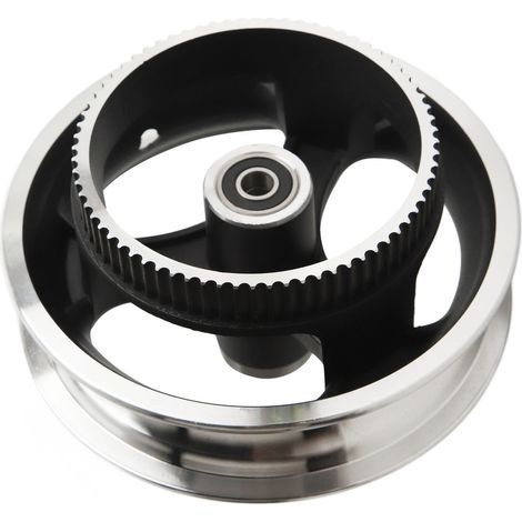 Moyeu de roue arrière pour trottinette électrique 10 pouces, jante en alliage d'aluminium 10 pouces de remplacement (1/5)