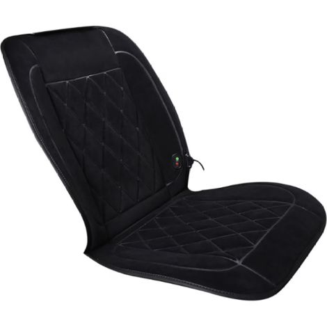 Coussin de siège chauffant de voiture, hiver voiture électrique chauffage 12 V/24 V coussin de siège, double siège coussin chaud pour hiver (1/5)