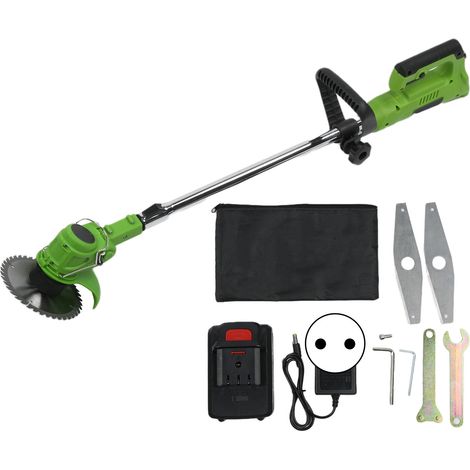 Coupe-herbe HILDA HT‑902 21V sans fil rechargeable, tondeuse électrique rétractable avec fiche UE 100‑240V (1/5)
