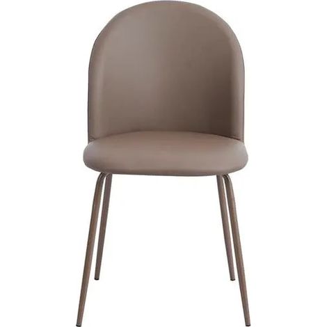 Sessel Bonnie tortora 45x55x82 cm im modernen Design