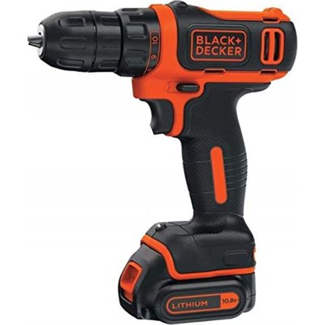 Perceuse-visseuse sans fil - 12 V - 1,5 Ah - Moteur ultra compact - 10 positions - Perçage 25 mm bois et 10 mm métal - 1 batterie - Chargeur rapide 1h30 - Livrée en coffret (1/5)