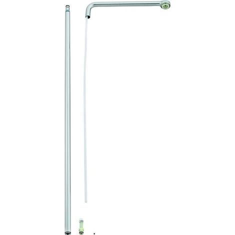 GROHE Ersatzrohr 48497, für Duschsysteme, 15 cm länger gegenüber Originalrohr für Duschsysteme, nur einsetzbar bei Euphoria SmartControl Duschsystemen 26 507 und 26 508, chrom (1/4)