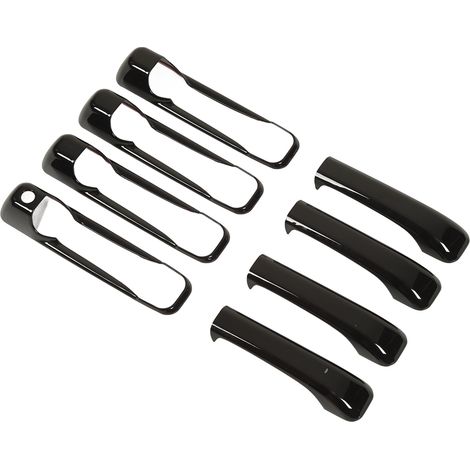 8-teiliges Set Türgriffabdeckungen außen, glänzend schwarz, Ersatz für Dodge Ram 1500, 2500, 3500, 4500 und 5500 (1/5)
