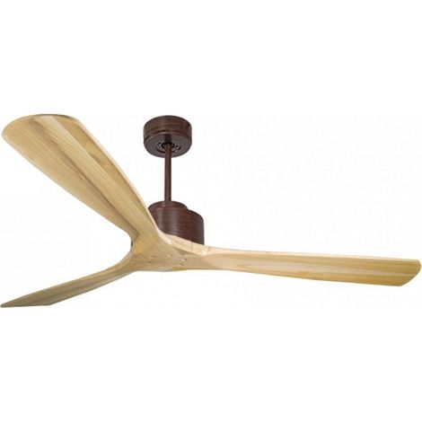 Modulo de KlassFan - Super destratificateur et ventilateur DC 166 cm Marron pales bois clair sans Lumière  30 à 60 m²