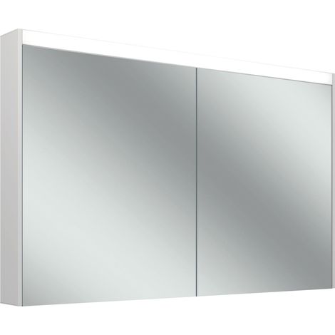 Armario con espejo Schneider OBJECT Line Comfort LED, 2 puertas