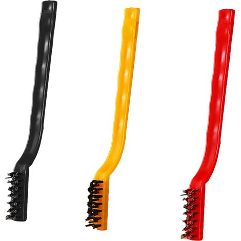 Lot de 3 brosses nettoyage cuisinière, efficaces et durables, gaz et maison, nettoyage, pour la maison, le bureau et la cuisine (1/5)