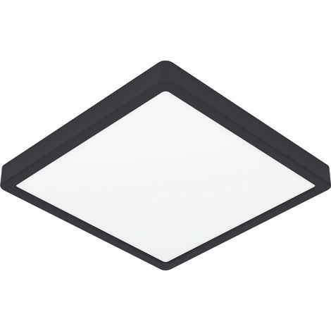 Eglo LED Deckenleuchte Fueva 6-Z schwarz 30 x 30 cm RGB dimmbar (1/3)