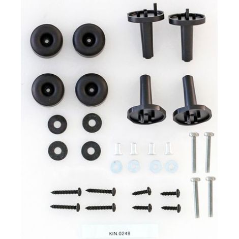 GT Line-KIN.0248-Juego de 4 pies para modelo NEW MEGA WHEELS