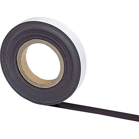 Nastro magnetico fisso, 1 pz. nero (L x P x A) 1000 x 4,5 x 0,1 cm 6156309