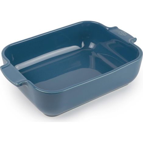 PEUGEOT - Teglia rettangolare in ceramica - 25 cm x 16,8 cm x 6,2 cm - Capacità: 1,4 L - 2-3 porzioni - Garanzia 10 anni - Made in France - Colore azzurro