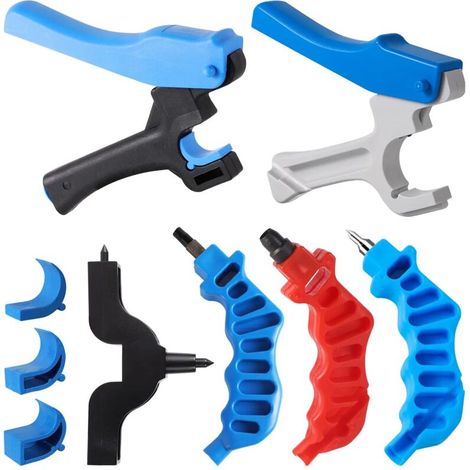 -10 Perforatrice pour tuyau d'irrigation goutte à goutte, outil d'insertion pour tuyau PE, perforatrice pour tuyau d'irrigation goutte à goutte et accessoires, perforatrice pour tuyau d'eau