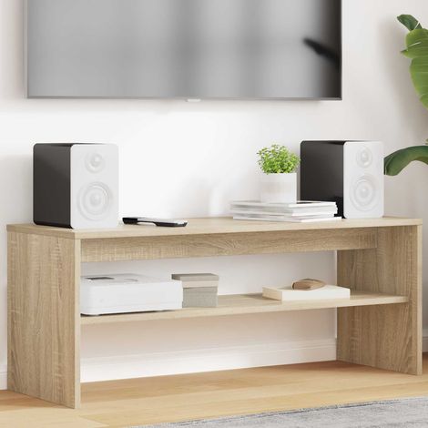 vidaXL TV Cabinet Sonoma Oak 100 x 35 x 40 cm Engineered Wood
