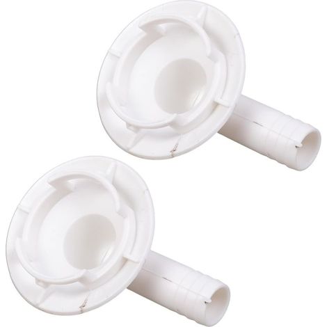 Lot de 2 connecteurs de tuyau de vidange pour climatiseur - Raccord coudé - Outil de réparation (1/5)